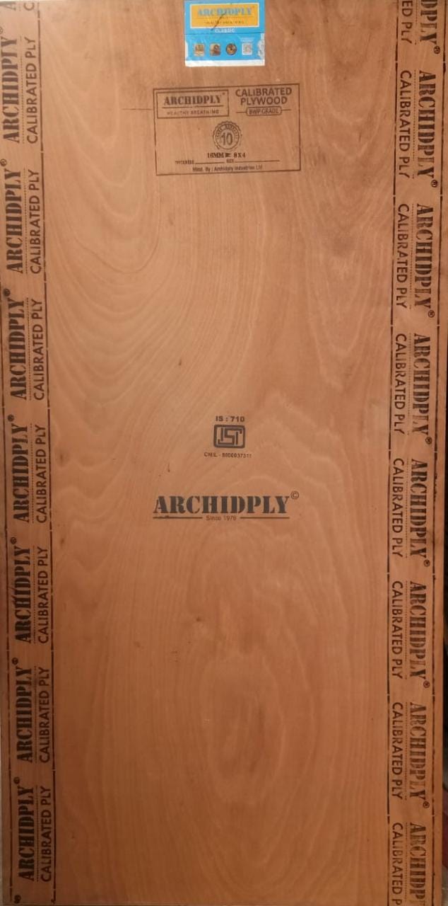 Archidply BWP Grade ( Calibrated) Plywood Thickness 16 Mm Plywood