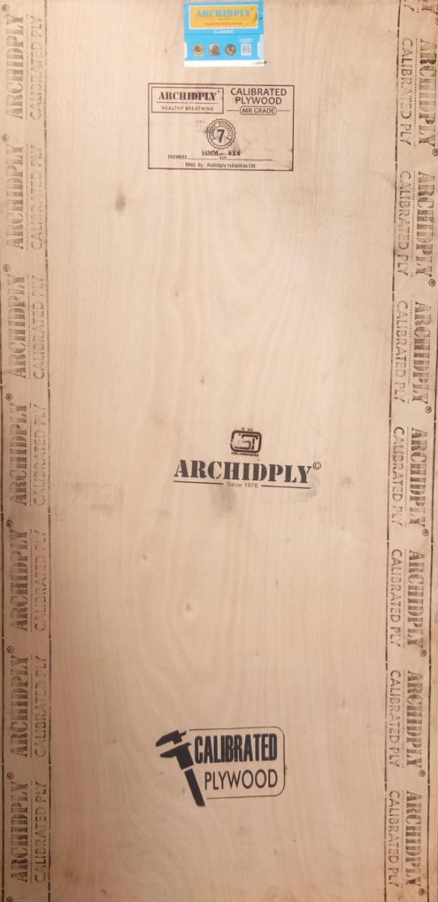 Archidply Mr Grade (Calibrated) Plywood Thickness 16 Mm Plywood