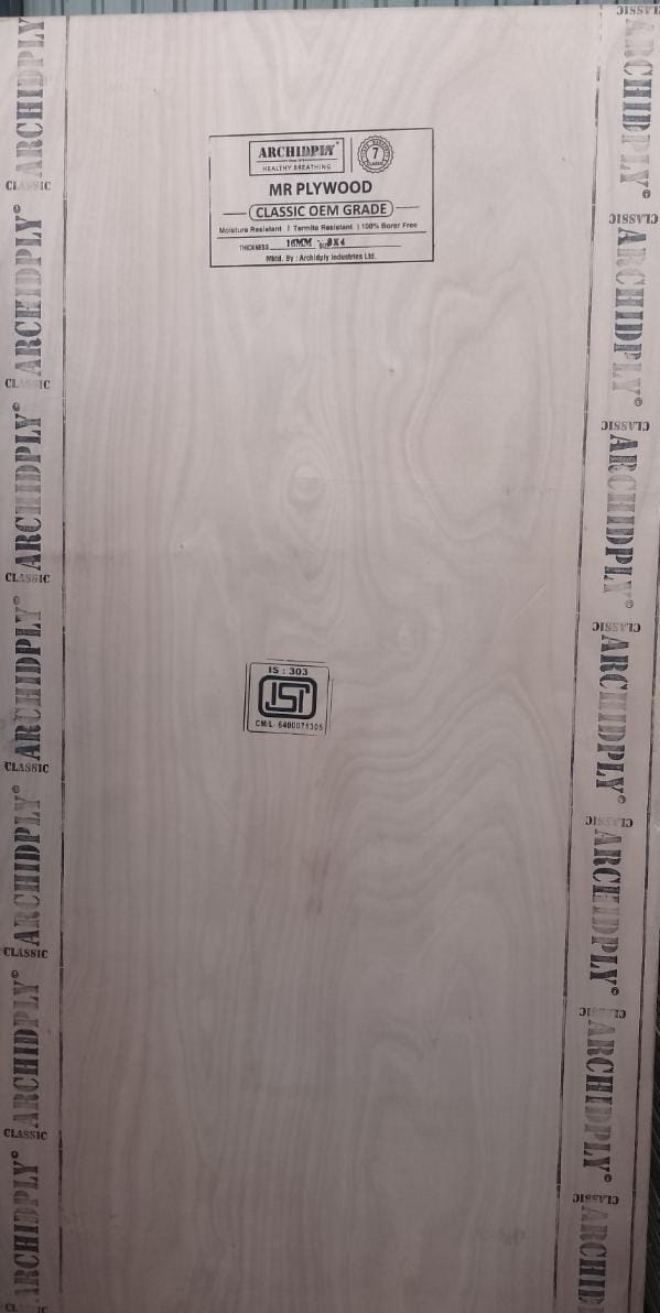 Archid Classic MR Grade Plywood Thickness 6 mm Plywood