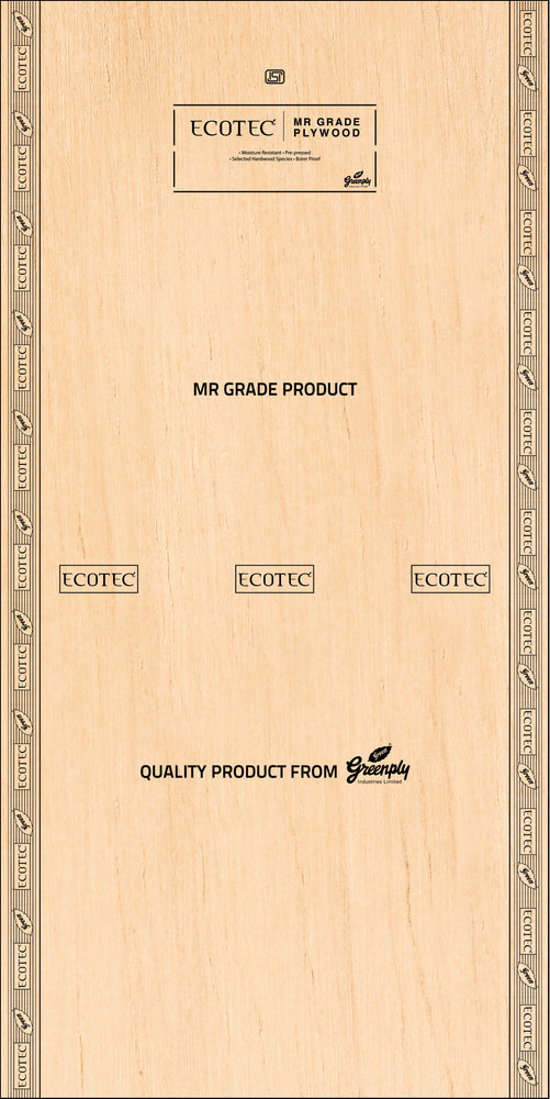 Greenply Ecotec Mr Grade Commercial Plywood Thickness 12 Mm Plywood