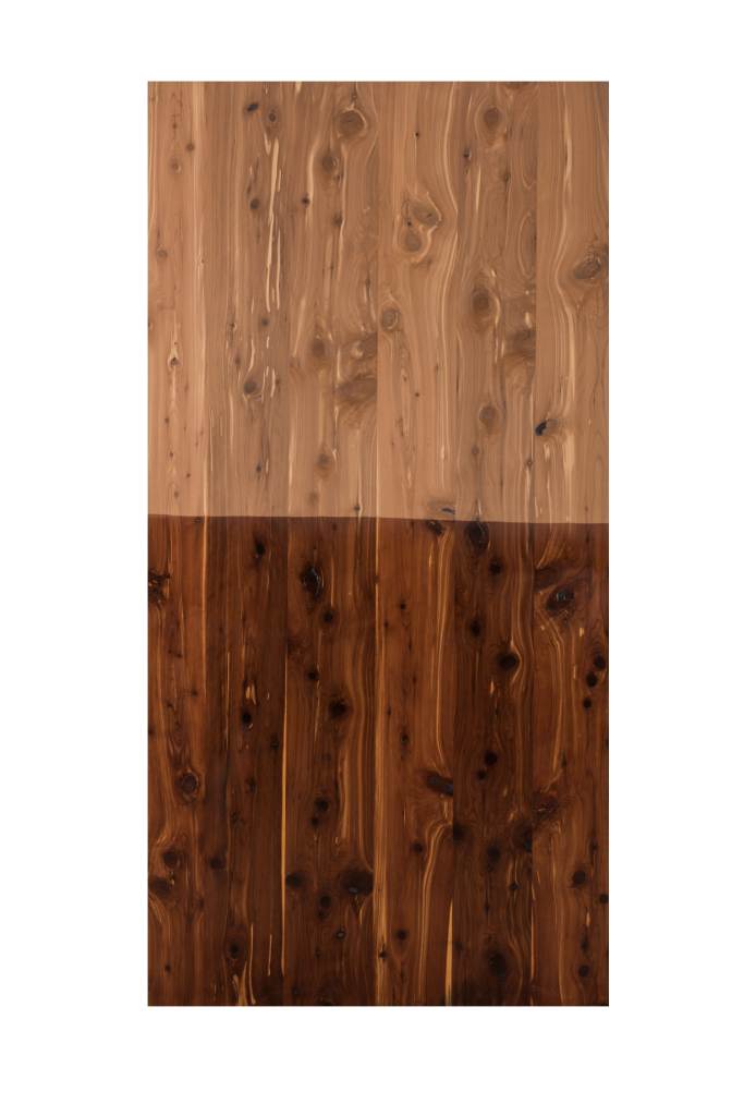 4 mm Veneer Fumed Red Wood Dark