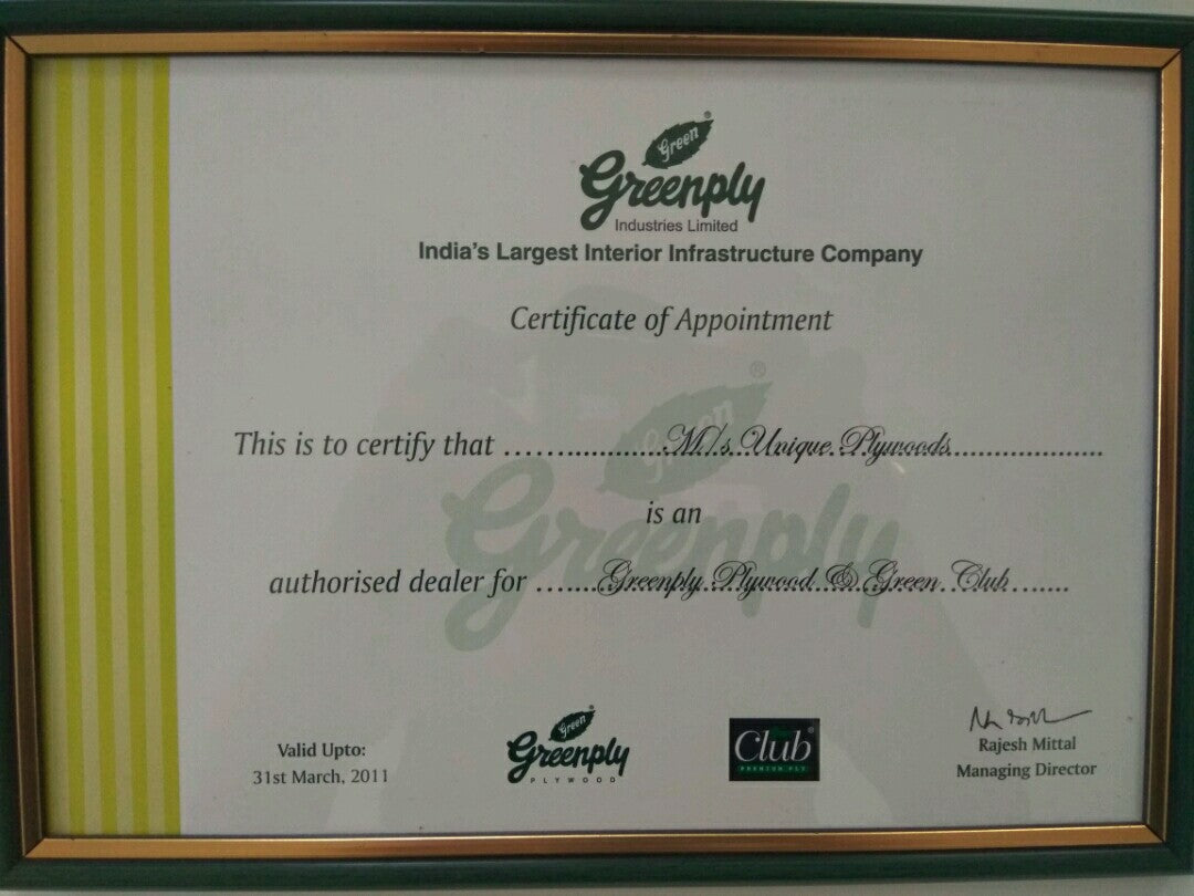 Greenply Plywood, Everest Plywood & Merino Laminates authorized dealer in Bangalore