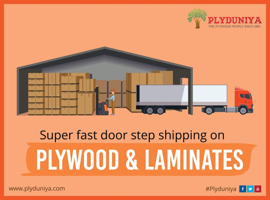 Same Day Service for Plywood Delivery within Bangalore City Limits - Plyduniya