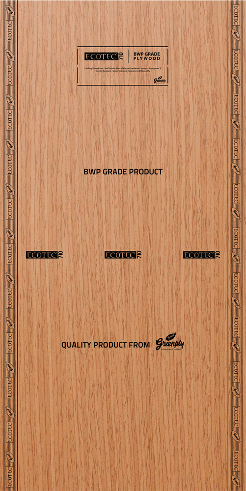 Greenply Ecotec Bwp Grade Plywood  Thickness 6 Mm Plywood