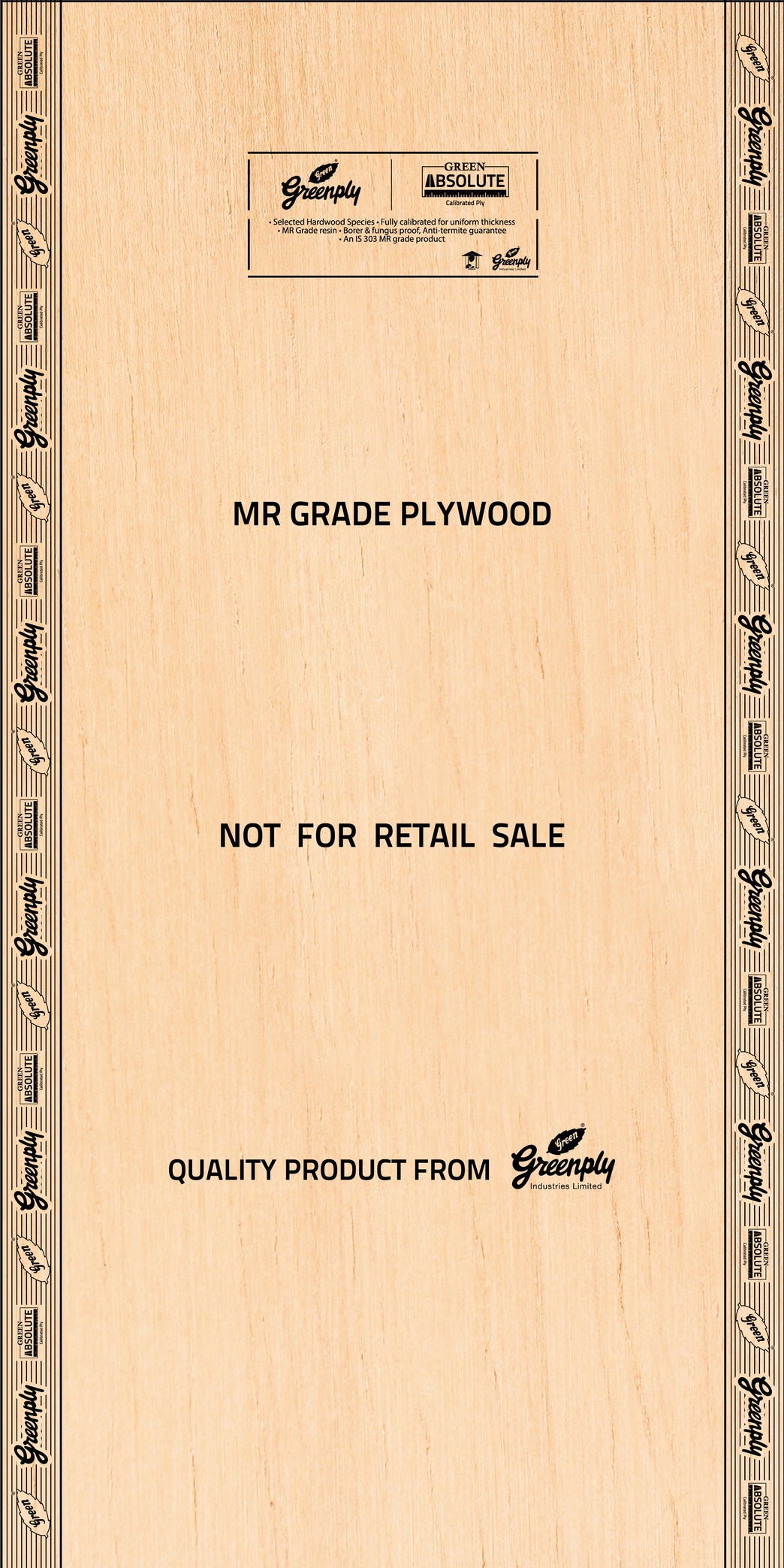 Greenply Mr Grade (Absolute Calibrated) Plywood  Thickness 16 Mm Plywood