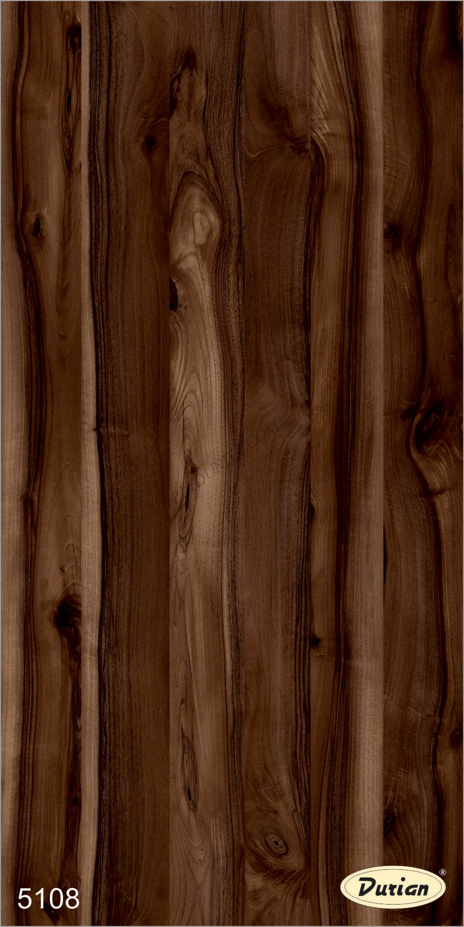 5108 PN 1.00 mm Durian - Romania Laminates PERSIAN WALNUT (PLANK NICE)